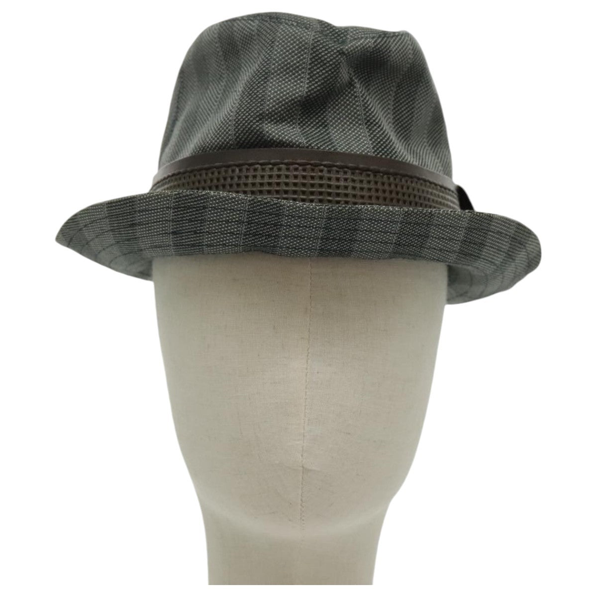 Louis Vuitton Lv Graphical Hat Cotton Gray Cotton Head Accessory Accessory (Pre-Owned)