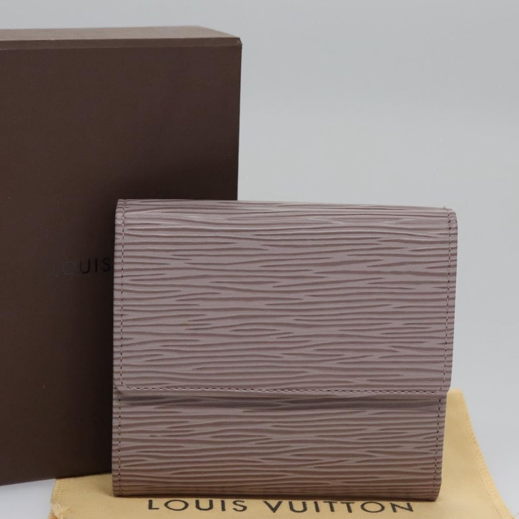 Louis Vuitton Elise Wallet Epi Leather Purple Leather Wallets Accessory (Pre-Owned)
