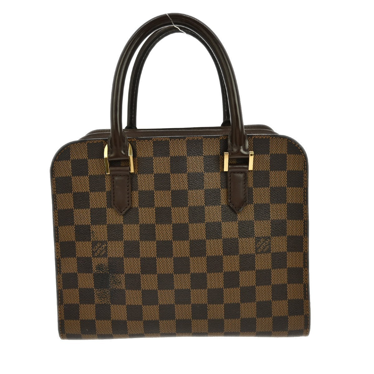 Louis Vuitton Brera Handbag Damier Brown Canvas Handbag (Pre-Owned)