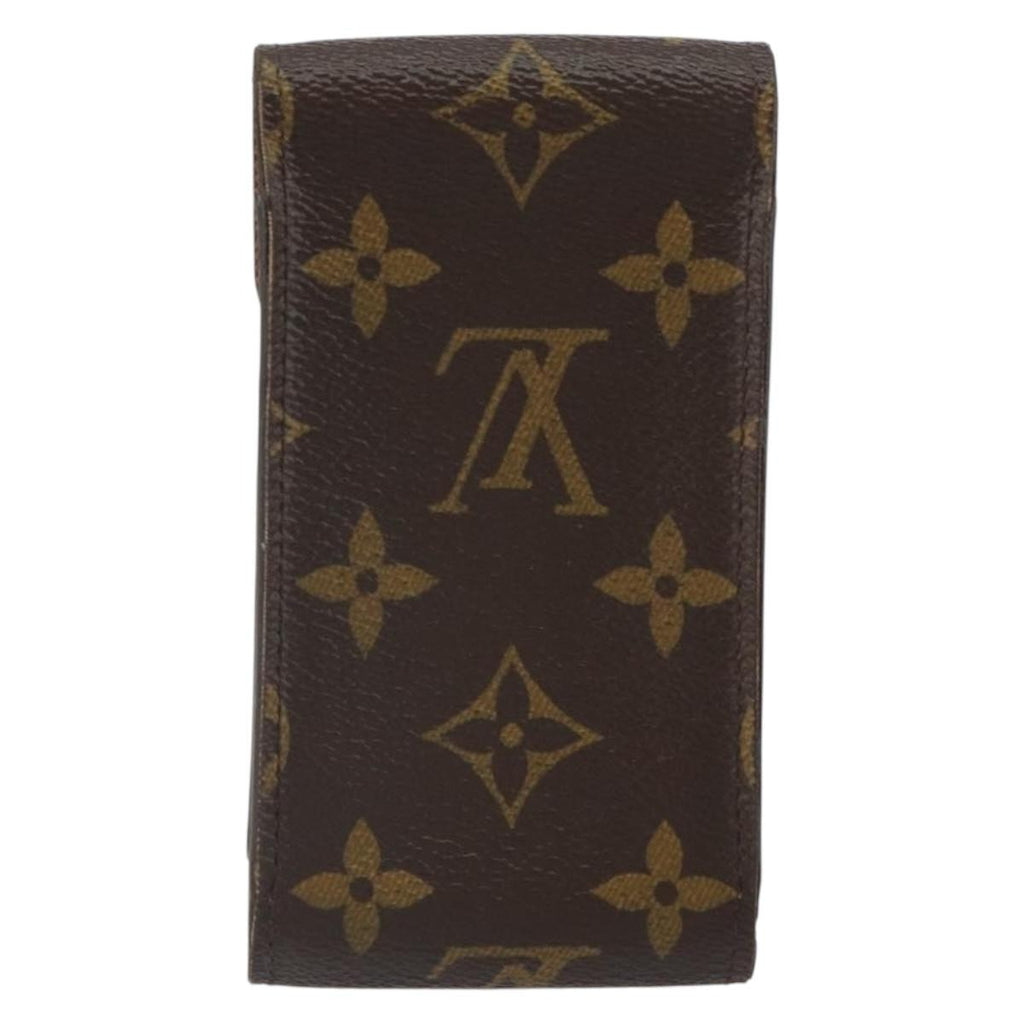 Louis Vuitton Etui Cigarette Case Monogram Canvas Brown Canvas Wallets Accessory (Pre-Owned)
