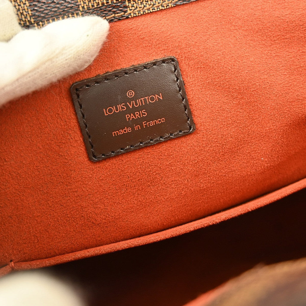 Louis Vuitton Parioli Handbag Damier Brown Canvas Shoulder Bag Bag (Pre-Owned)