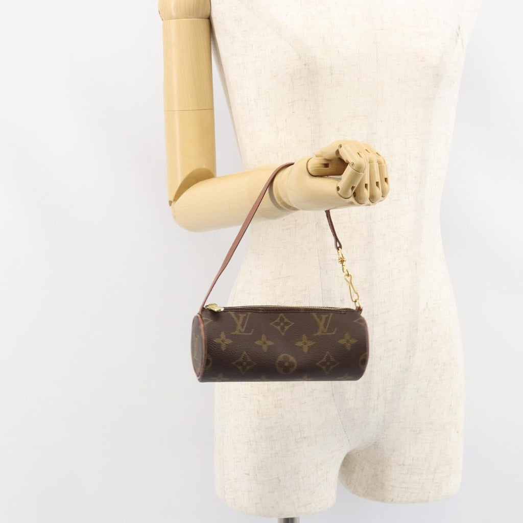 Louis Vuitton Papillon Pochette Monogram Canvas Brown Canvas Clutche & Pouche Bag (Pre-Owned)
