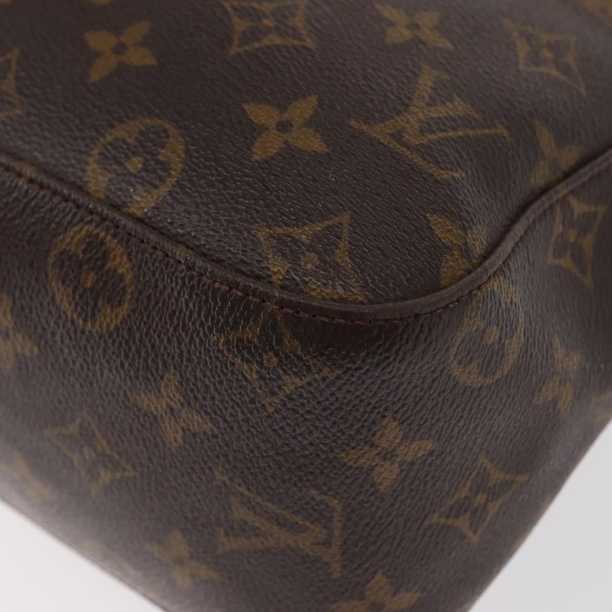 Louis Vuitton Monogram Looping Handbag Monogram Canvas Brown Canvas Shoulder Bag Bag (Pre-Owned)