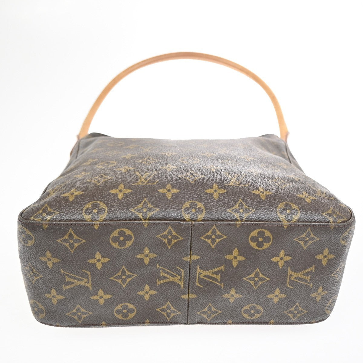 Louis Vuitton Monogram Looping Handbag Monogram Canvas Brown Canvas Shoulder Bag Bag (Pre-Owned)