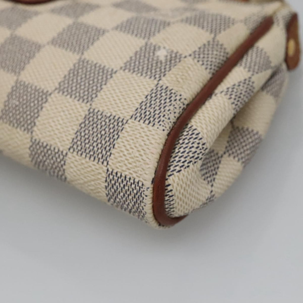 Louis Vuitton Eva Handbag Damier Beige Canvas Shoulder Bag Bag (Pre-Owned)