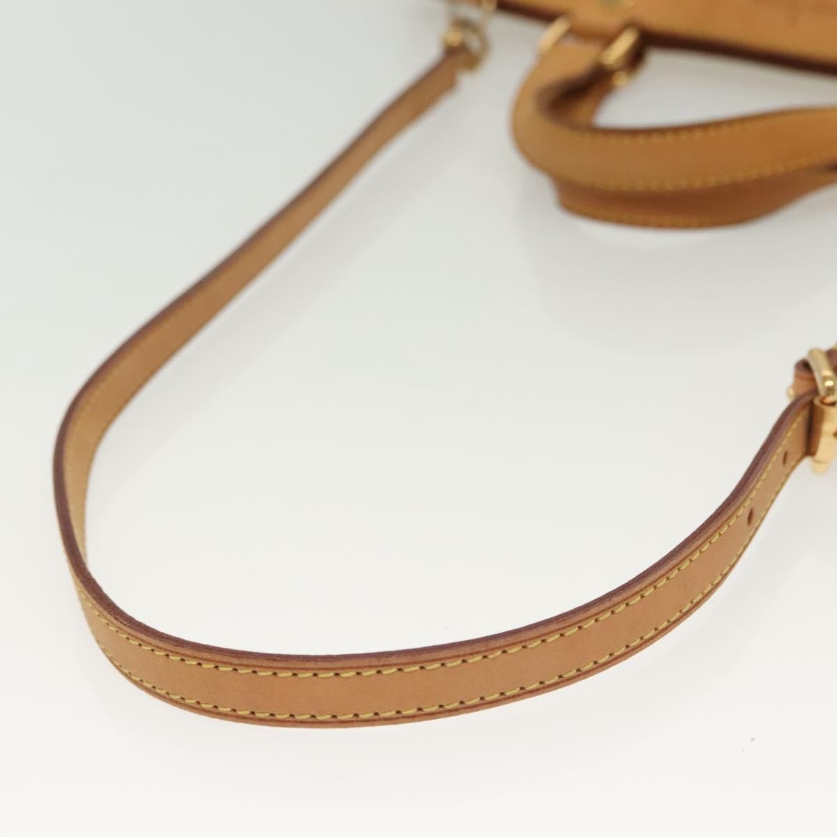 Louis Vuitton Blair Monogram Vernis Beige Patent_Leather Handbag (Pre-Owned)