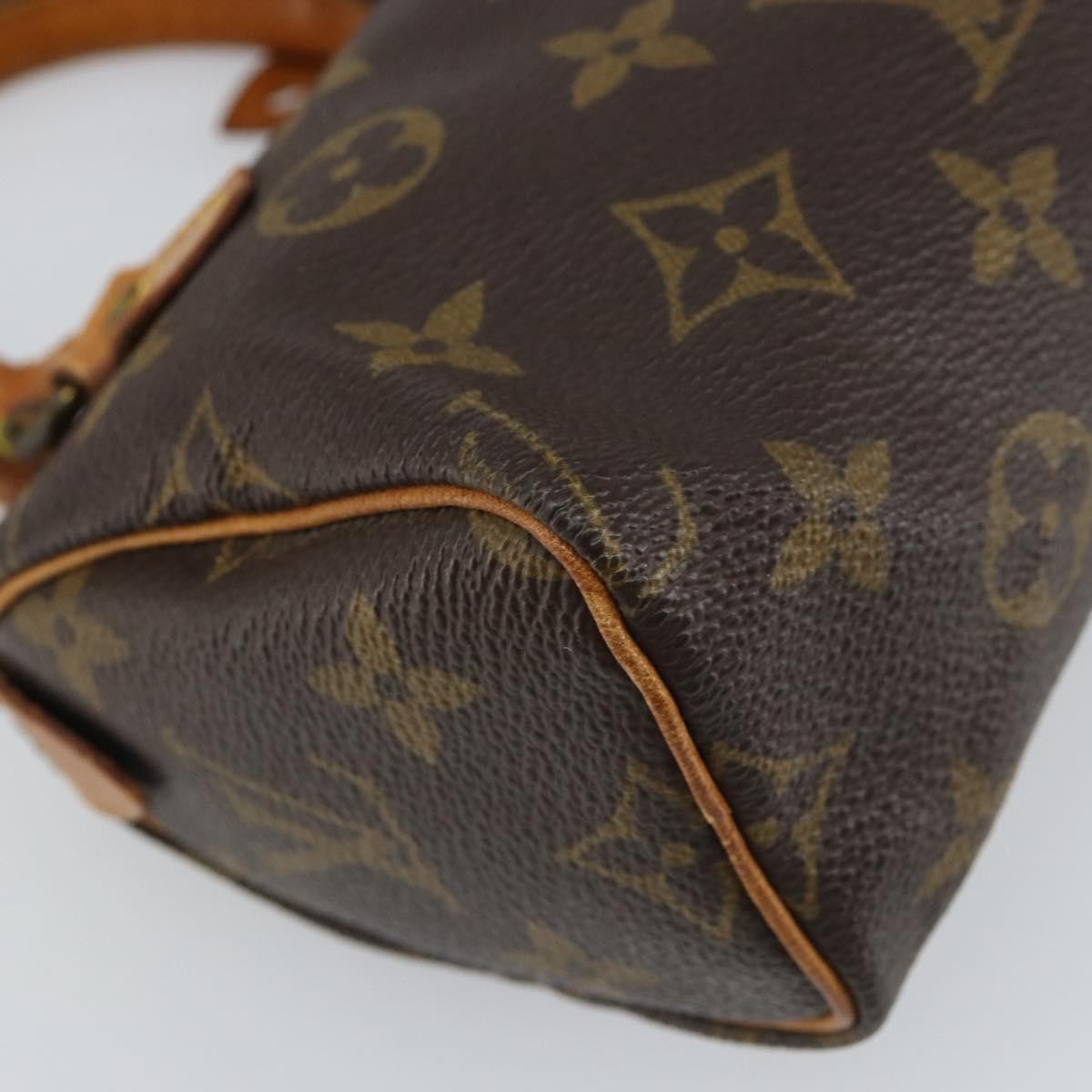 Louis Vuitton Speedy Mini Hl Handbag Monogram Canvas Brown Canvas Handbag (Pre-Owned)