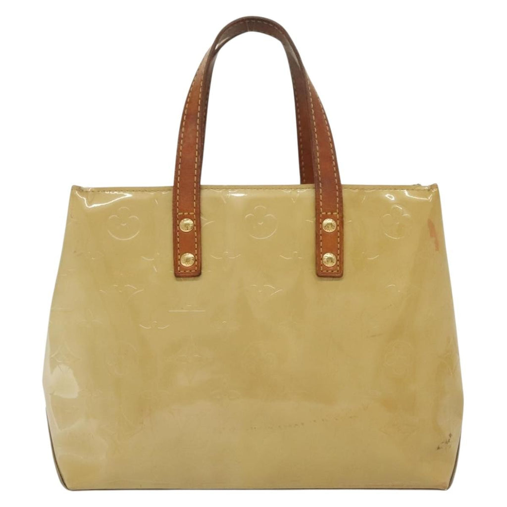 Louis Vuitton Reade Handbag Monogram Vernis Beige Patent_Leather Handbag (Pre-Owned)