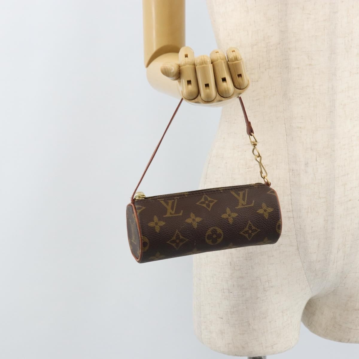 Louis Vuitton Papillon Pochette Monogram Canvas Brown Canvas Clutche & Pouche Bag (Pre-Owned)