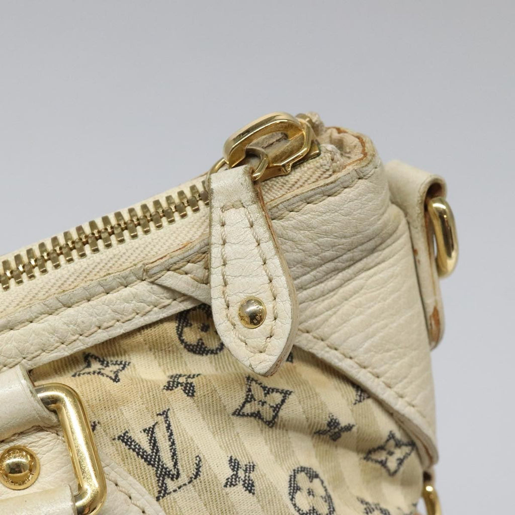 Louis Vuitton Marina Handbag Mini Lin Croisette Beige Canvas Bag (Pre-Owned)