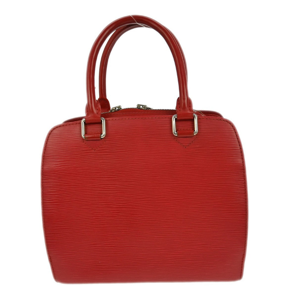 Louis Vuitton Pont Neuf Handbag Epi Leather Red Leather Handbag (Pre-Owned)