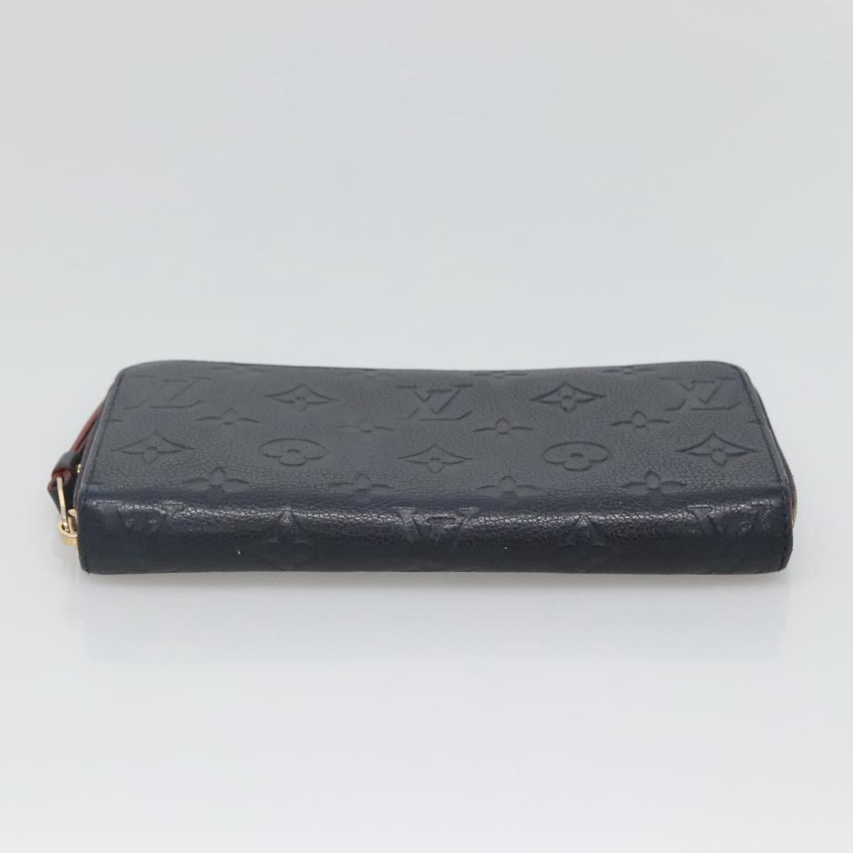 Louis Vuitton Portefeuille Zippy Monogramme Empreinte Monogramme Empreinte Navy Leather Wallets Accessory (Pre-Owned)