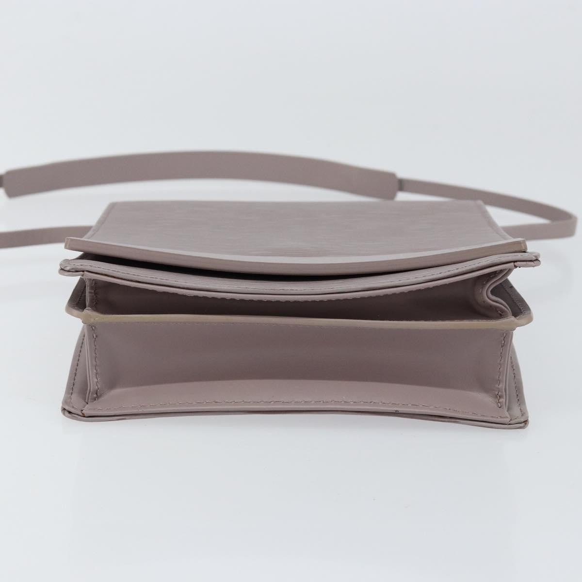 Louis Vuitton Biarritz Shoulder Bag Epi Leather Purple Leather Clutche & Pouche Bag (Pre-Owned)
