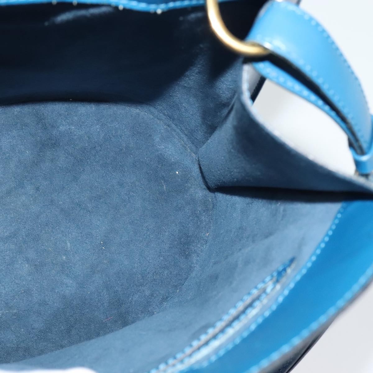 Louis Vuitton Cluny Shoulder Bag Epi Leather Blue Leather Shoulder Bag Bag (Pre-Owned)
