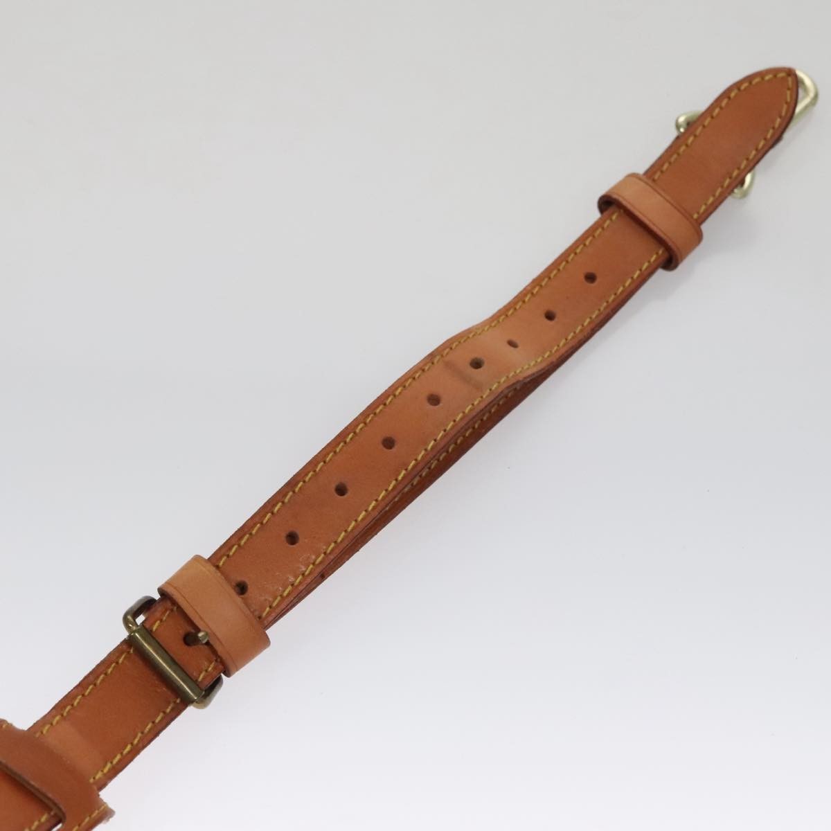 Louis Vuitton Adjustable Shoulder Strap Vachetta Leather Beige Leather Straps Accessory (Pre-Owned)