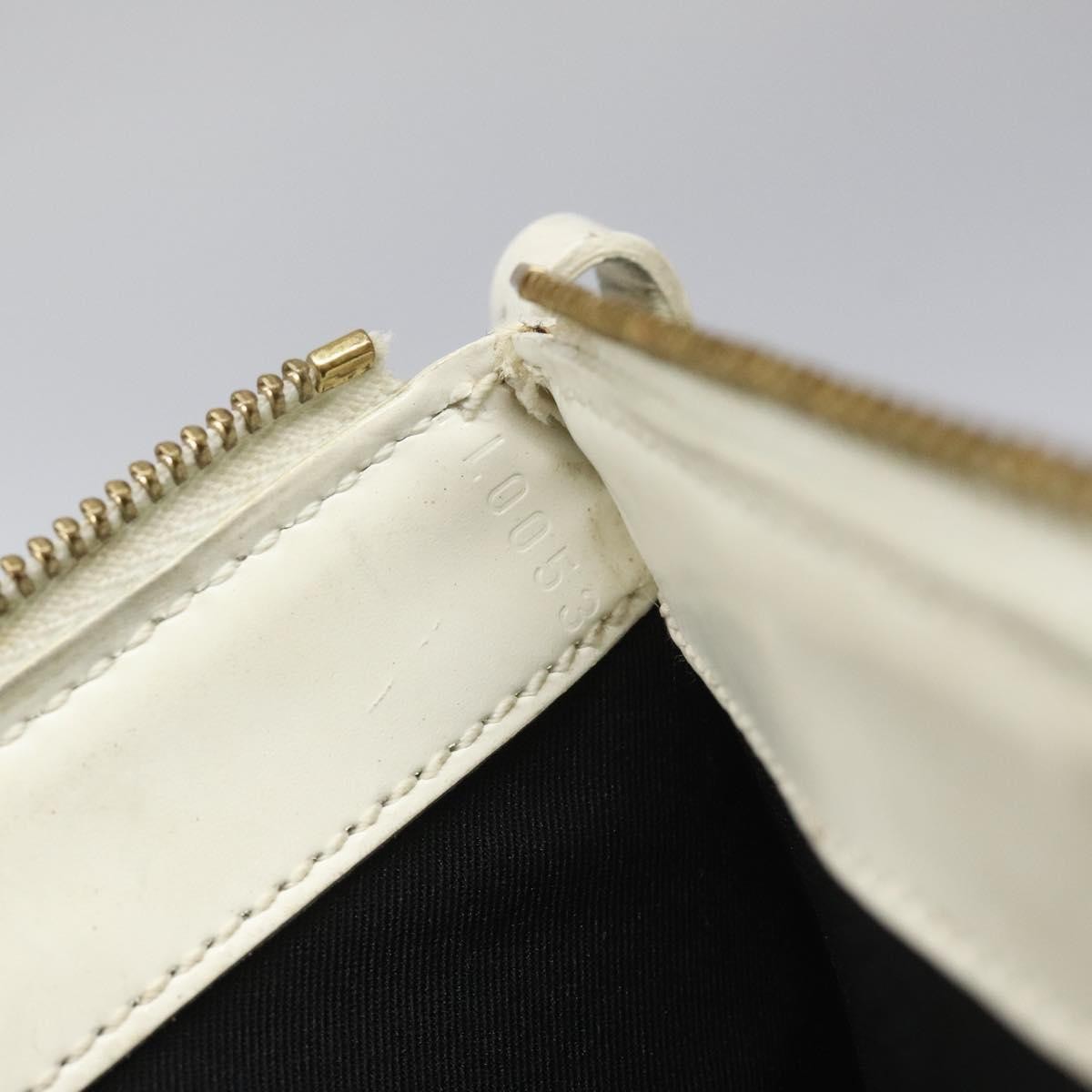 Louis Vuitton Delmonico Pochette Stretch Epi Leather Ecru Leather Clutche & Pouche Bag (Pre-Owned)