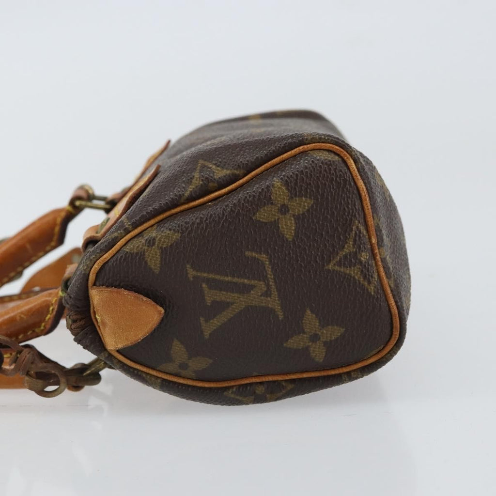 Louis Vuitton Speedy Mini Hl Handbag Monogram Canvas Brown Canvas Handbag (Pre-Owned)