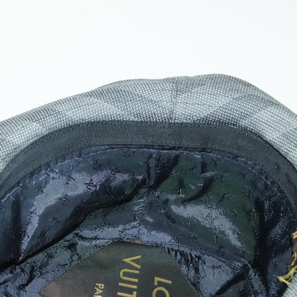 Louis Vuitton Lv Graphical Hat Cotton Gray Cotton Head Accessory Accessory (Pre-Owned)