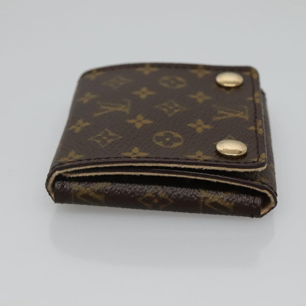Louis Vuitton Case Jewelry Box Canvas Brown Canvas Wallets Accessory (Pre-Owned)