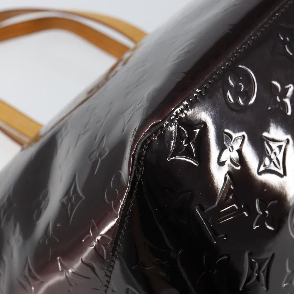 Louis Vuitton Bellevue Handbag Monogram Vernis Brown Patent_Leather Tote Bag Bag (Pre-Owned)