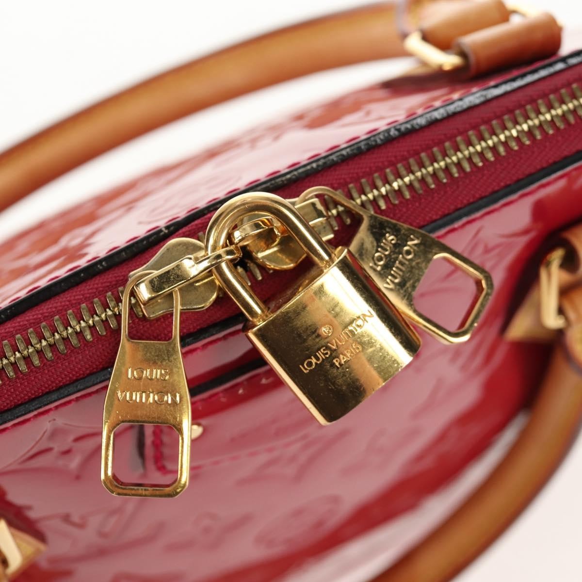 Louis Vuitton Montebello Handbag Monogram Vernis Pink Patent_Leather Handbag (Pre-Owned)
