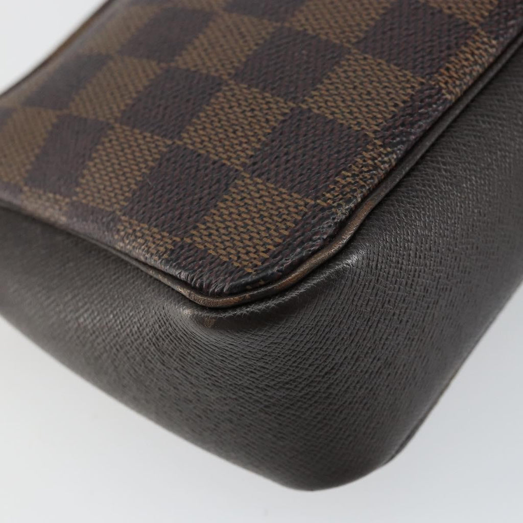 Louis Vuitton Trousse Make Up Bag Damier Canvas Brown Canvas Clutche & Pouche Bag (Pre-Owned)
