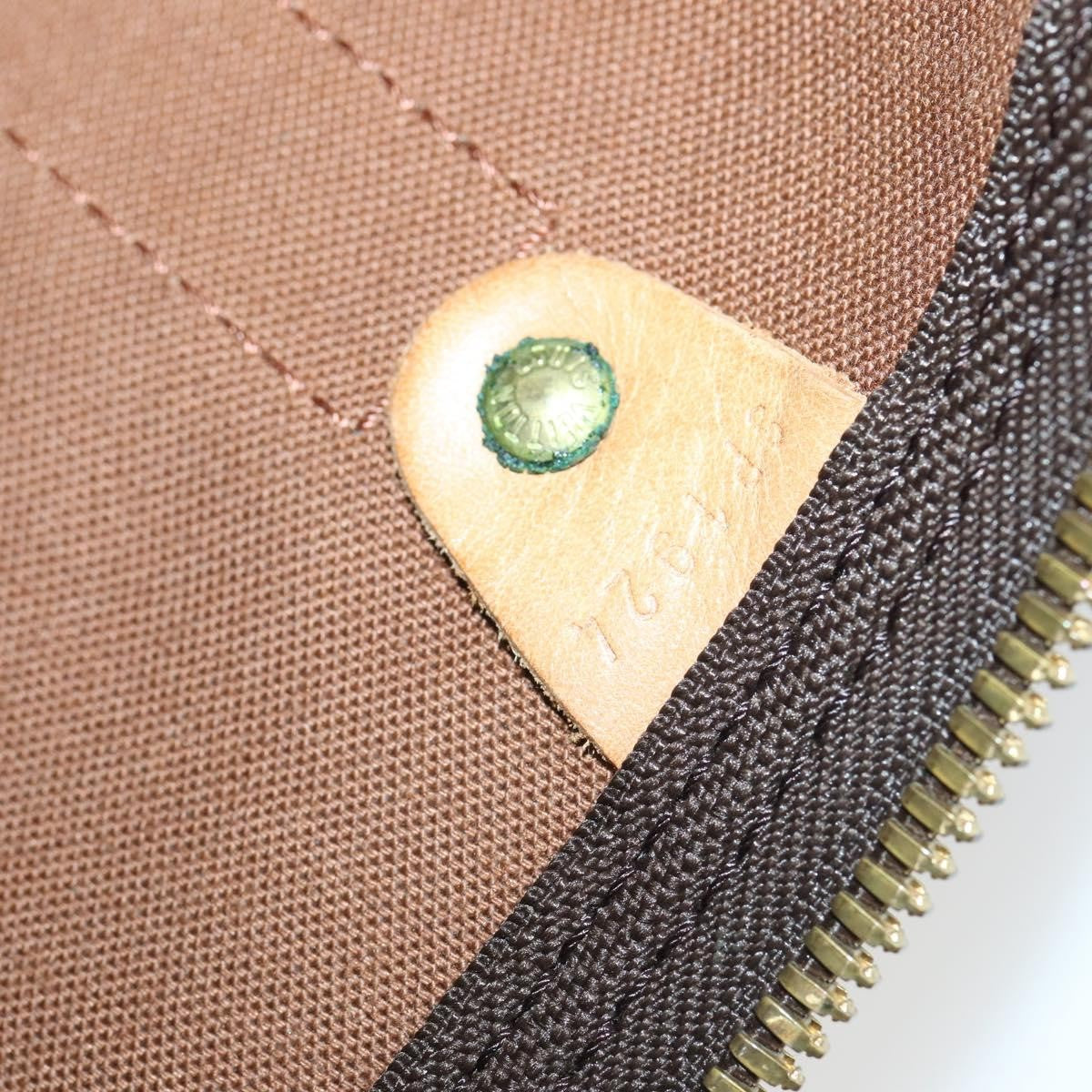 Louis Vuitton Keepall Bag Monogram Canvas Brown Canvas Travel Bag Bag (Pre-Owned)