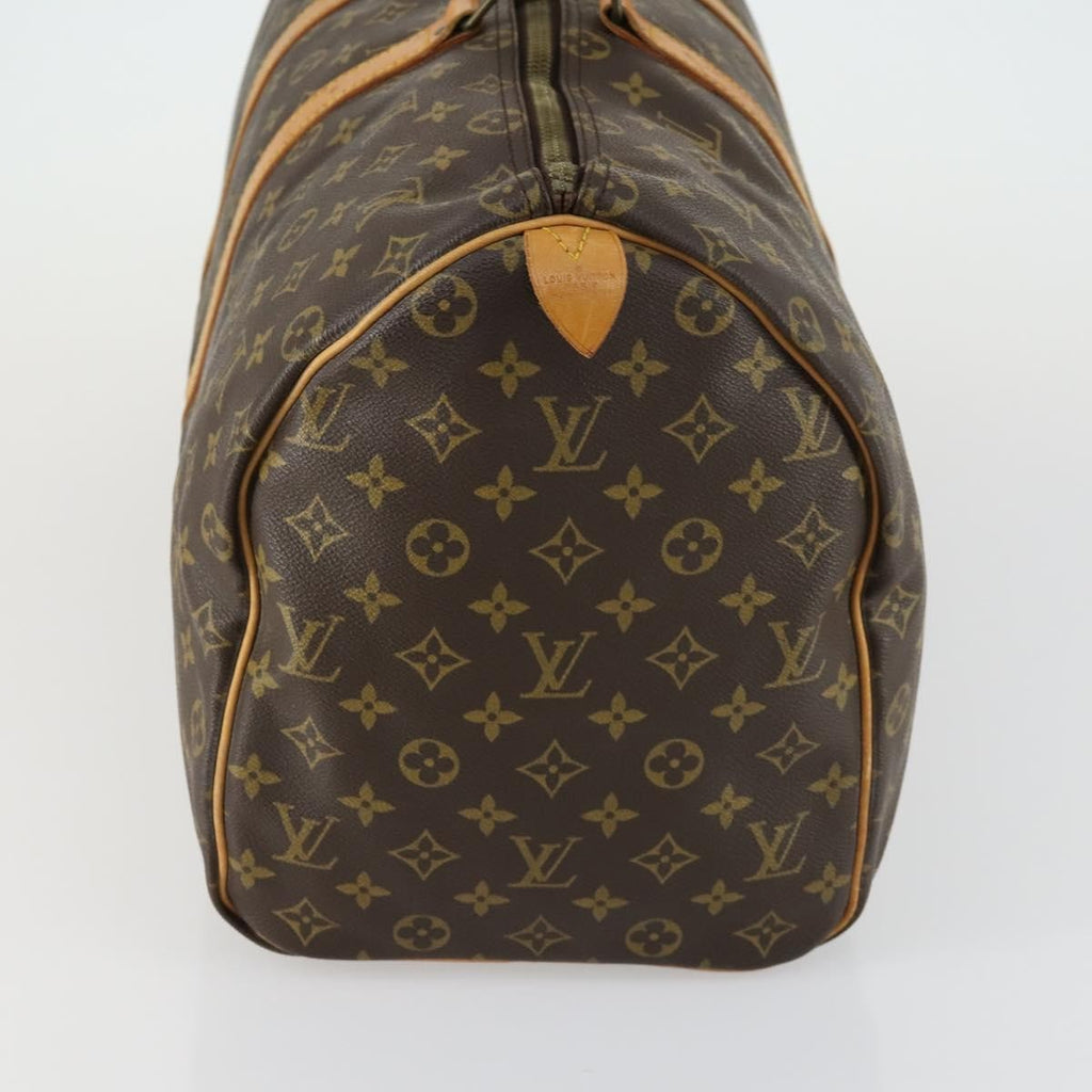 Louis Vuitton Keepall Bag Monogram Canvas Brown Canvas Travel Bag Bag (Pre-Owned)