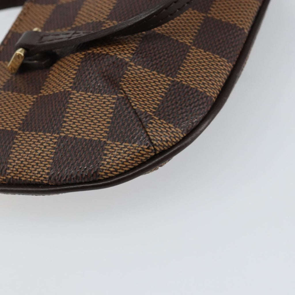 Louis Vuitton Manosque Pochette Damier Brown Canvas Clutche & Pouche Bag (Pre-Owned)