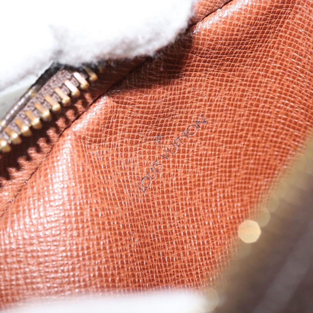 Louis Vuitton Danube Handbag Monogram Canvas Brown Canvas Shoulder Bag Bag (Pre-Owned)