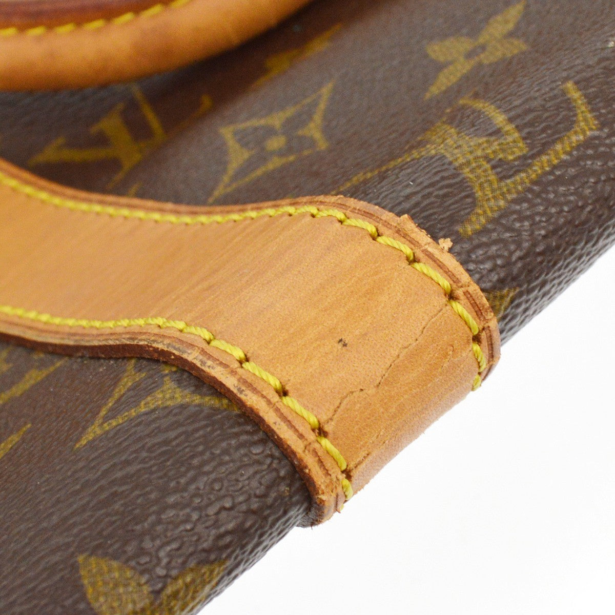 Louis Vuitton Keepall Bag Monogram Canvas Brown Canvas Travel Bag Bag (Pre-Owned)