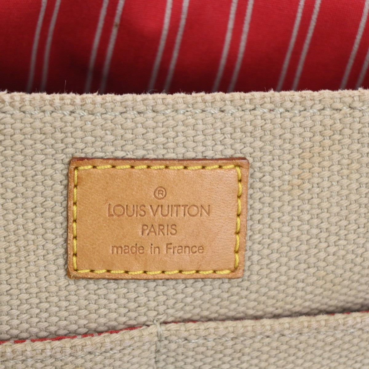 Louis Vuitton Antigua Besace Messenger Bag Canvas Beige Canvas Shoulder Bag Bag (Pre-Owned)
