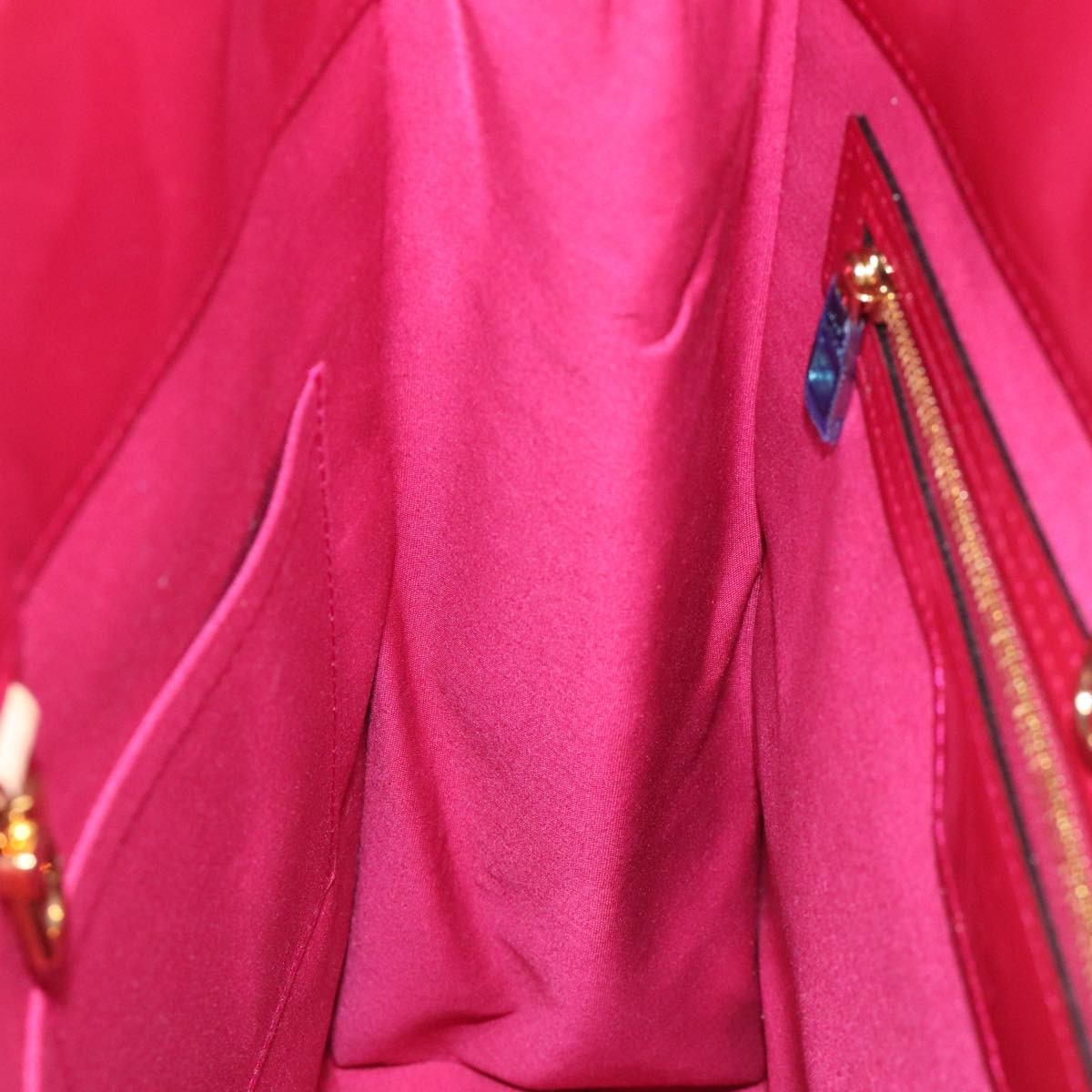 Louis Vuitton Catalina Handbag Monogram Vernis Pink Patent_Leather Bag (Pre-Owned)