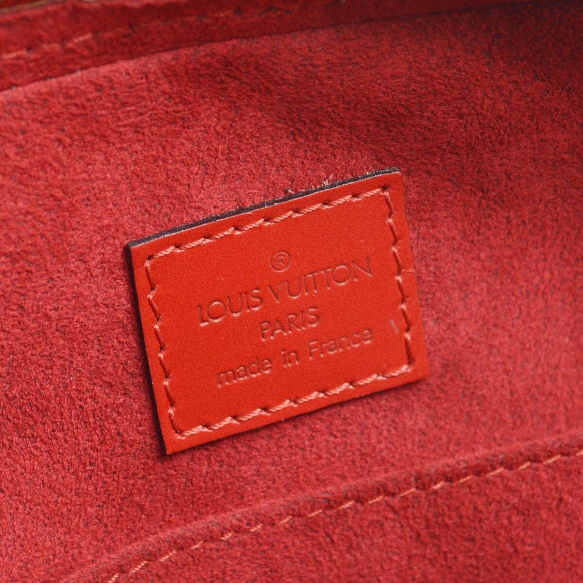 Louis Vuitton Jasmin Bag Epi Leather Red Leather Handbag (Pre-Owned)