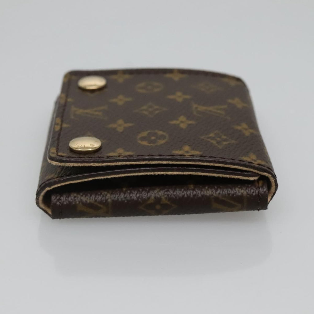 Louis Vuitton Case Jewelry Box Canvas Brown Canvas Wallets Accessory (Pre-Owned)