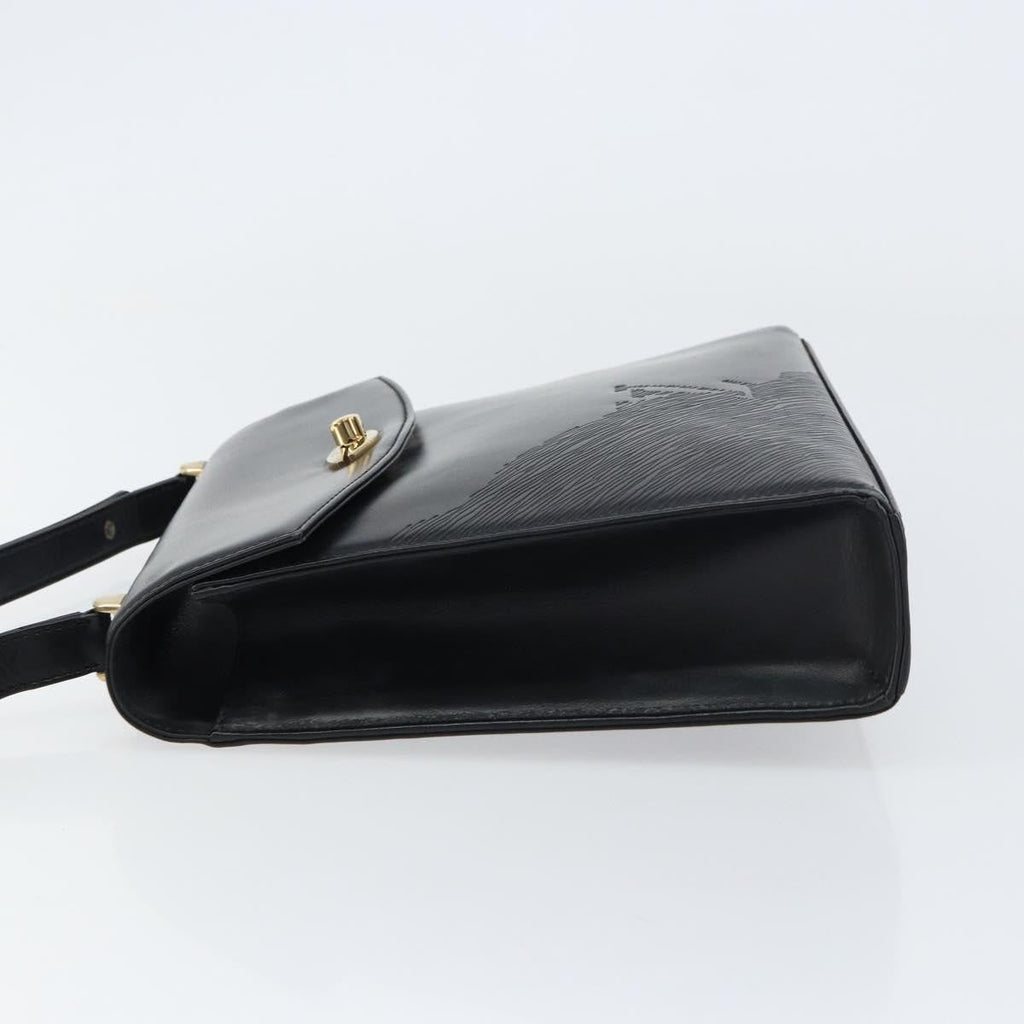 Louis Vuitton Opera Line Spartan Bag Leather Black Leather Handbag (Pre-Owned)