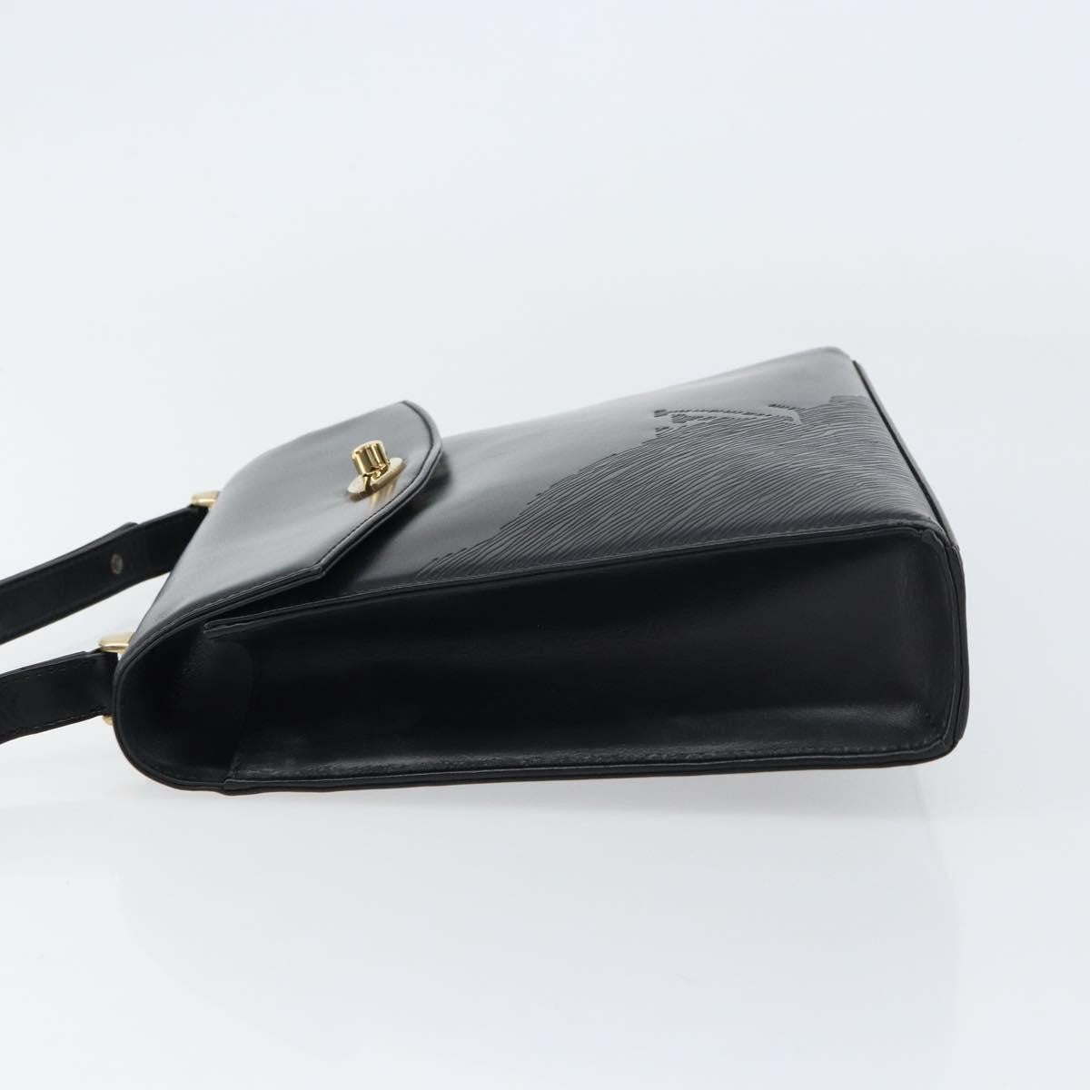 Louis Vuitton Opera Line Spartan Bag Leather Black Leather Handbag (Pre-Owned)
