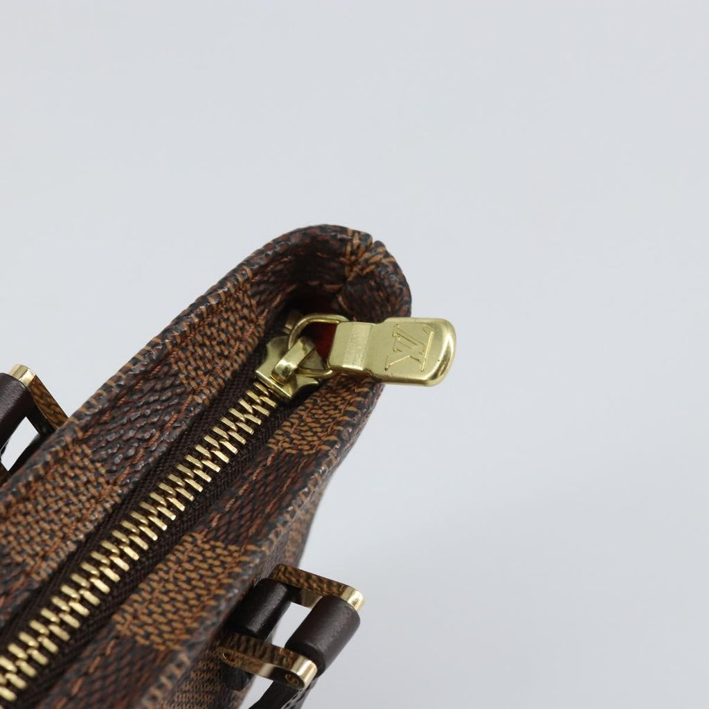 Louis Vuitton Manosque Pochette Damier Brown Canvas Clutche & Pouche Bag (Pre-Owned)
