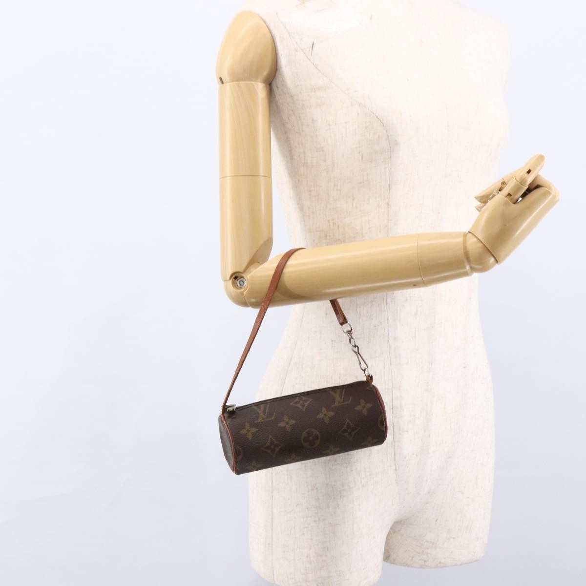 Louis Vuitton Papillon Pochette Monogram Canvas Brown Canvas Clutche & Pouche Bag (Pre-Owned)