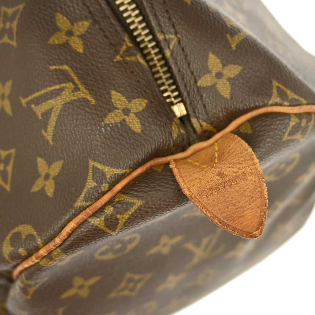 Louis Vuitton Keepall Bag Monogram Canvas Brown Canvas Travel Bag Bag (Pre-Owned)
