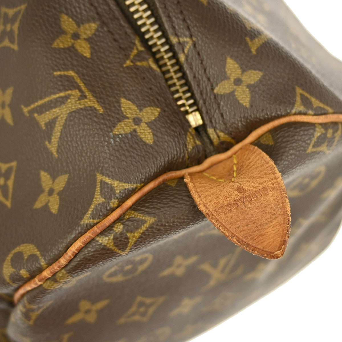 Louis Vuitton Keepall Bag Monogram Canvas Brown Canvas Travel Bag Bag (Pre-Owned)
