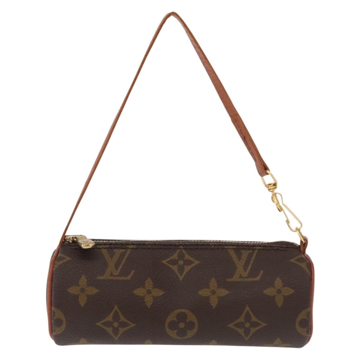 Louis Vuitton Papillon Pochette Monogram Canvas Brown Canvas Clutche & Pouche Bag (Pre-Owned)