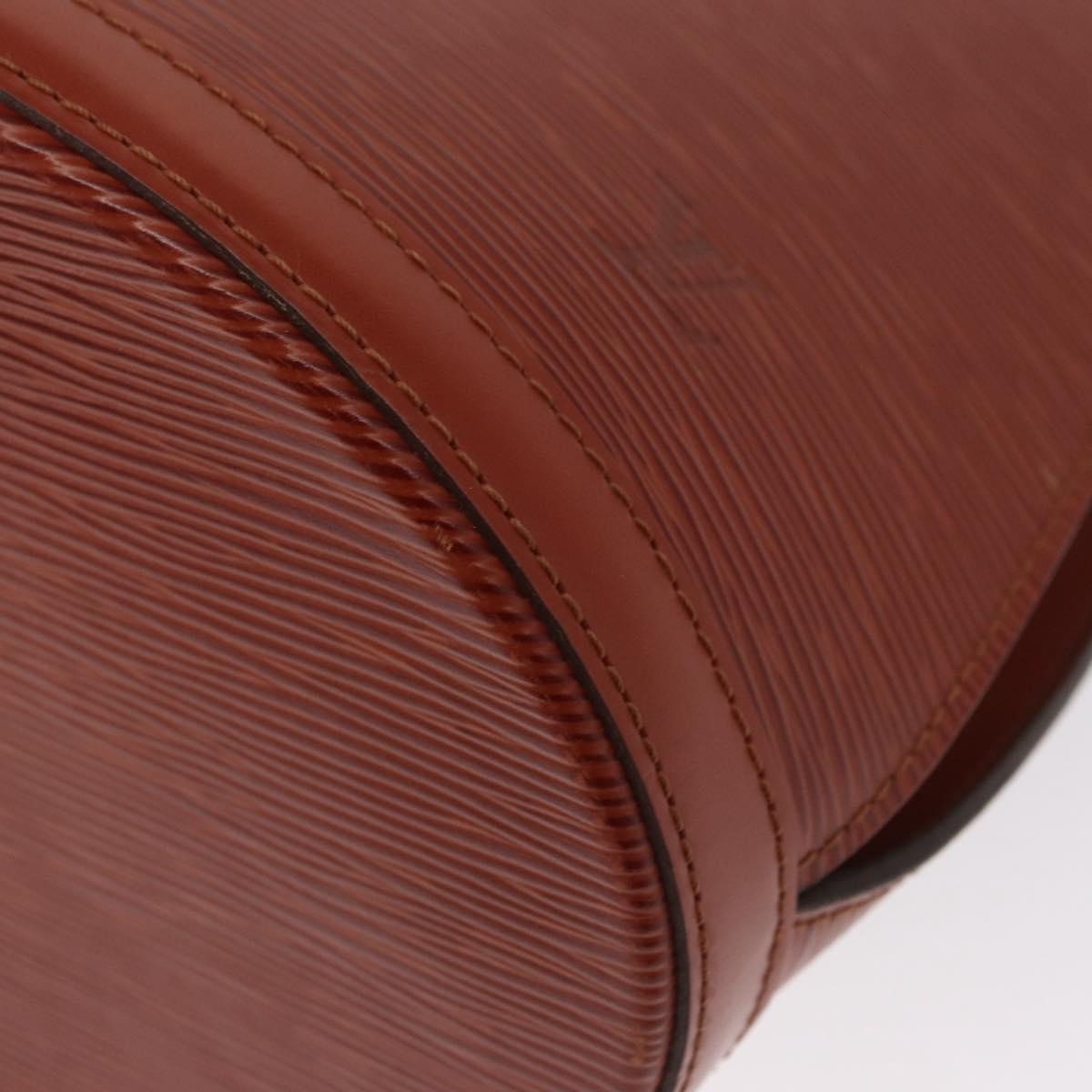 Louis Vuitton Cluny Shoulder Bag Epi Leather Brown Leather Shoulder Bag Bag (Pre-Owned)