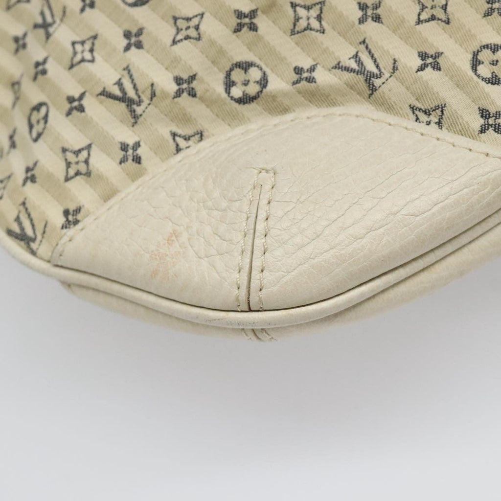 Louis Vuitton Marina Handbag Mini Lin Croisette Beige Canvas Bag (Pre-Owned)