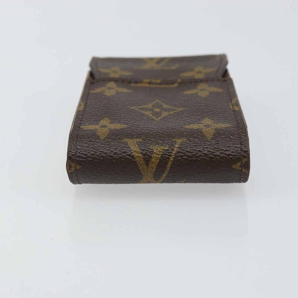 Louis Vuitton Etui Cigarette Case Monogram Canvas Brown Canvas Wallets Accessory (Pre-Owned)