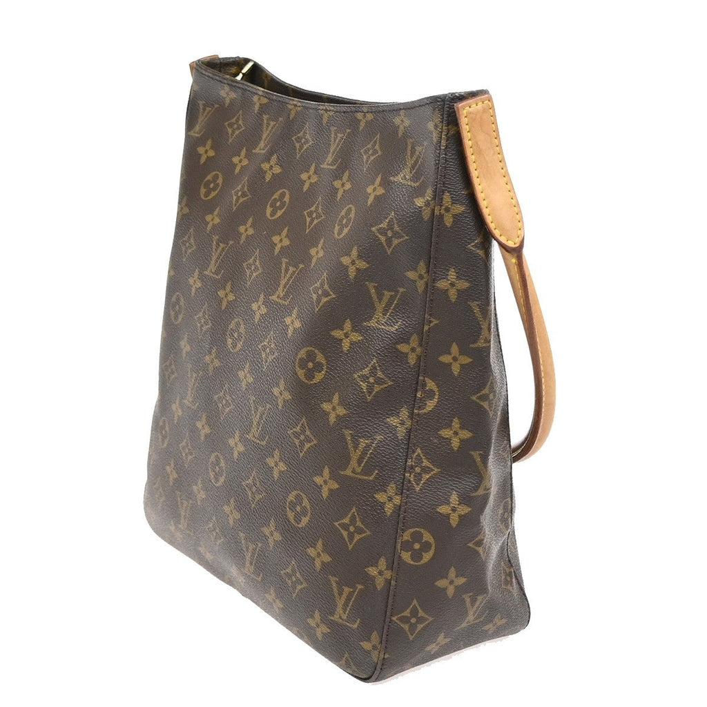 Louis Vuitton Monogram Looping Handbag Monogram Canvas Brown Canvas Shoulder Bag Bag (Pre-Owned)