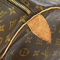Louis Vuitton Keepall Bag Monogram Canvas Brown Canvas Travel Bag Bag (Pre-Owned)