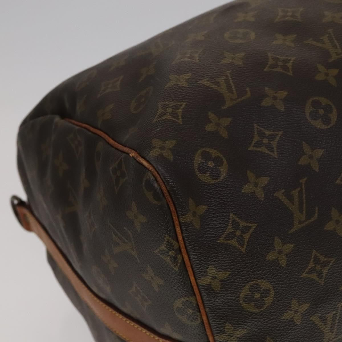 Louis Vuitton Keepall Bandouliere Bag Monogram Canvas Brown Canvas Bag (Pre-Owned)