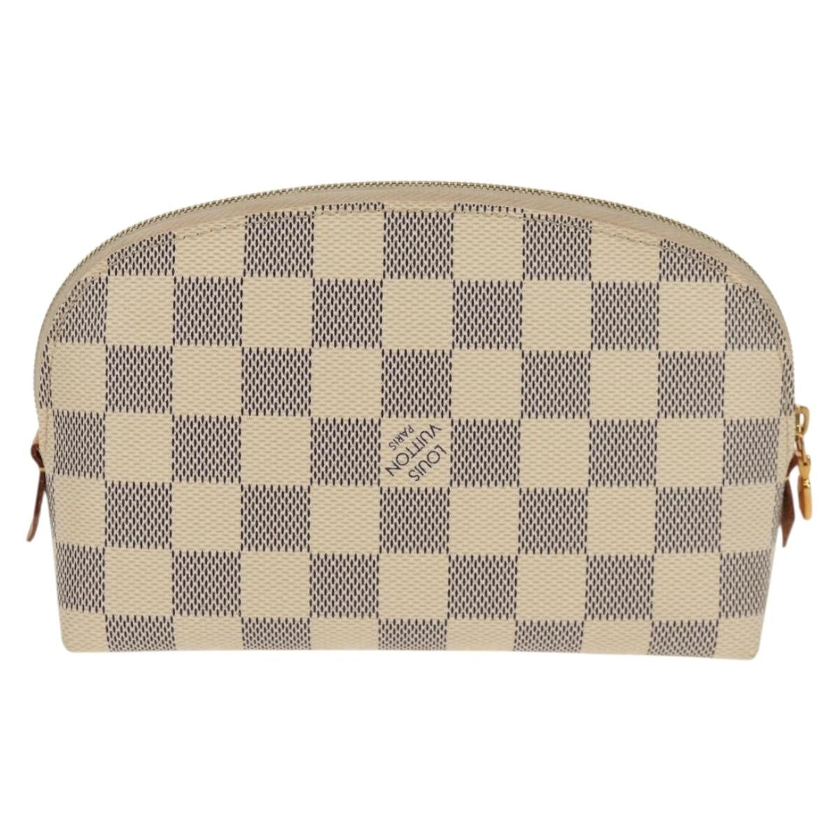 Louis Vuitton Cosmetic Pouch Damier Beige Canvas Clutche & Pouche Bag (Pre-Owned)