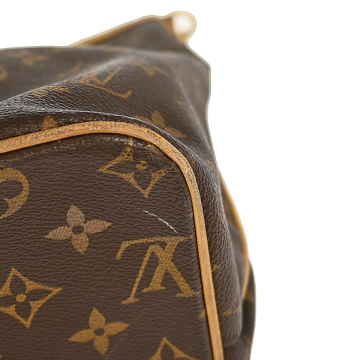 Louis Vuitton Palermo Handbag Monogram Canvas Brown Canvas Tote Bag Bag (Pre-Owned)